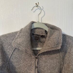 Peruvian Connection Gray Sweater Cardigan